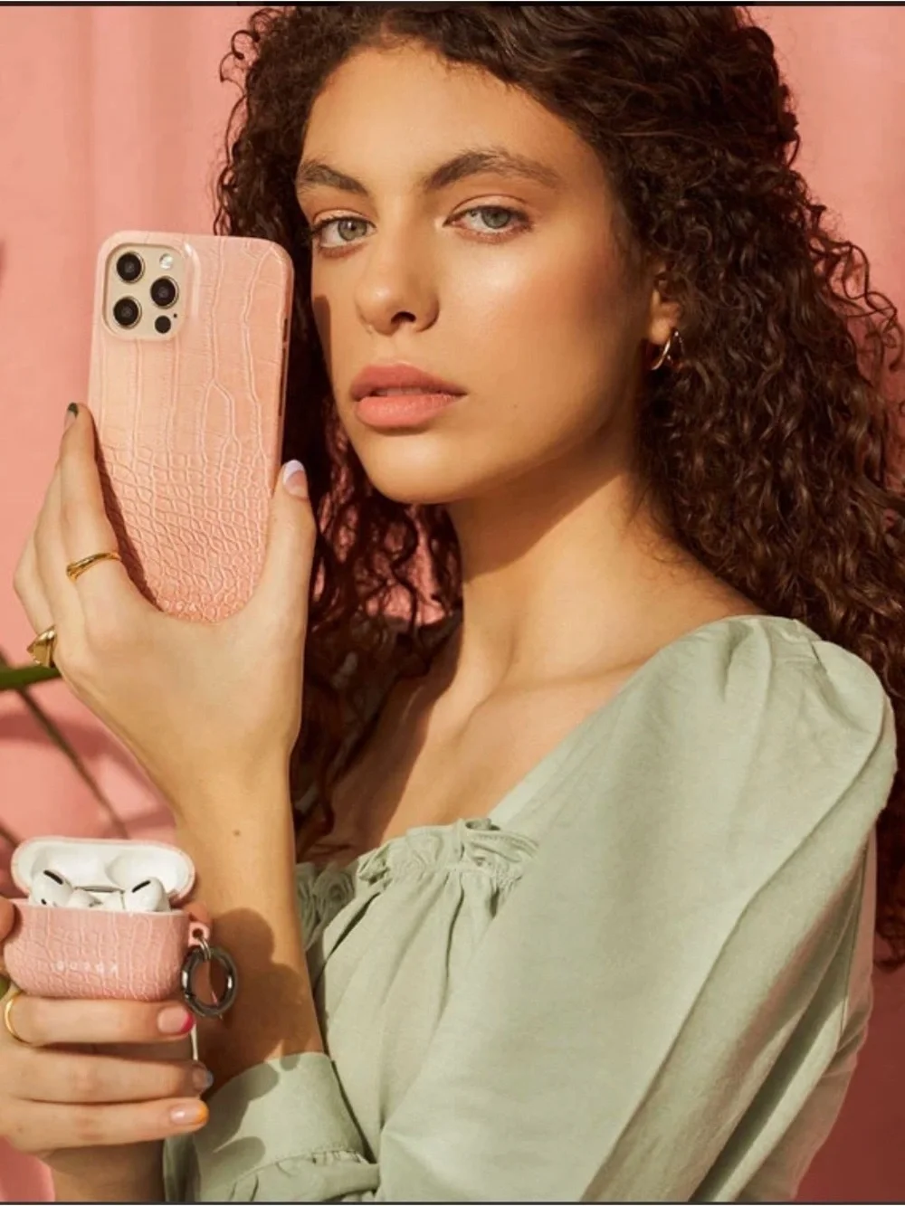 BURGA • Pink Croco - iPhone 16e Case